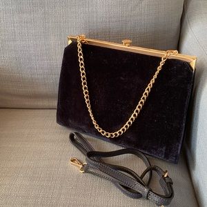 Blue Velvet Purse